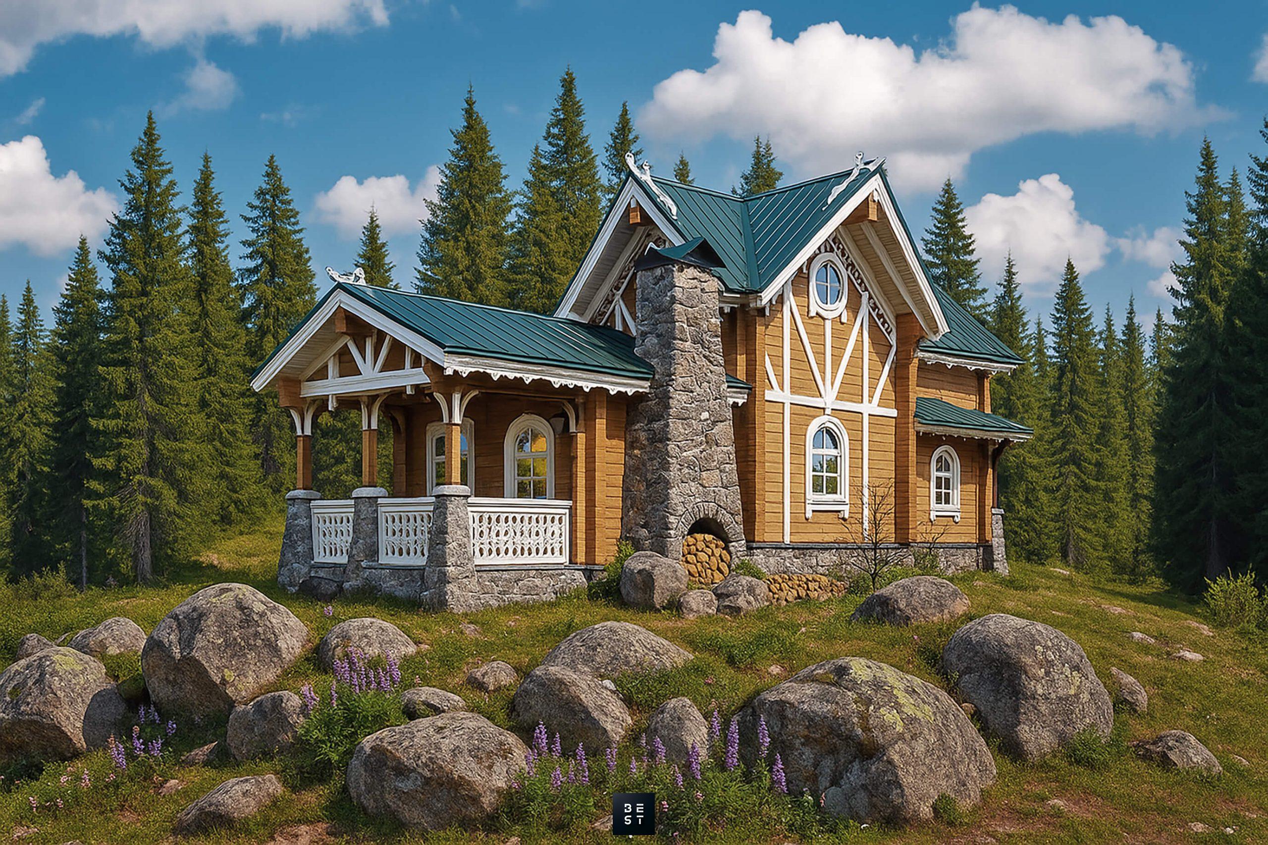 Дом с русской баней Перспектива 3-1(1) Дом с русской баней Перспектива 3-1(1)