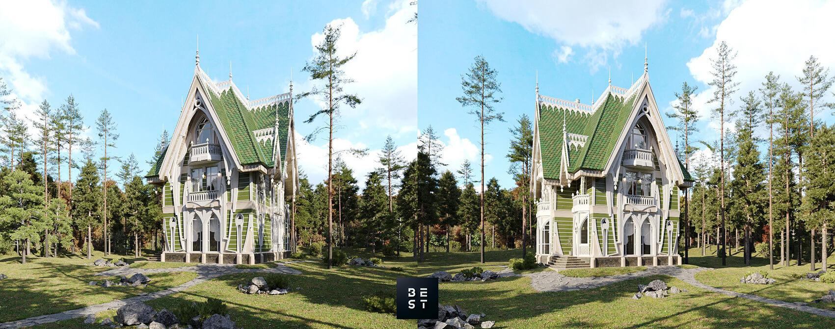 ПРОЕКТ ГОТИЧЕСКИЙ МОДЕРН 236м2 (2) ПРОЕКТ ГОТИЧЕСКИЙ МОДЕРН 236м2 (2)