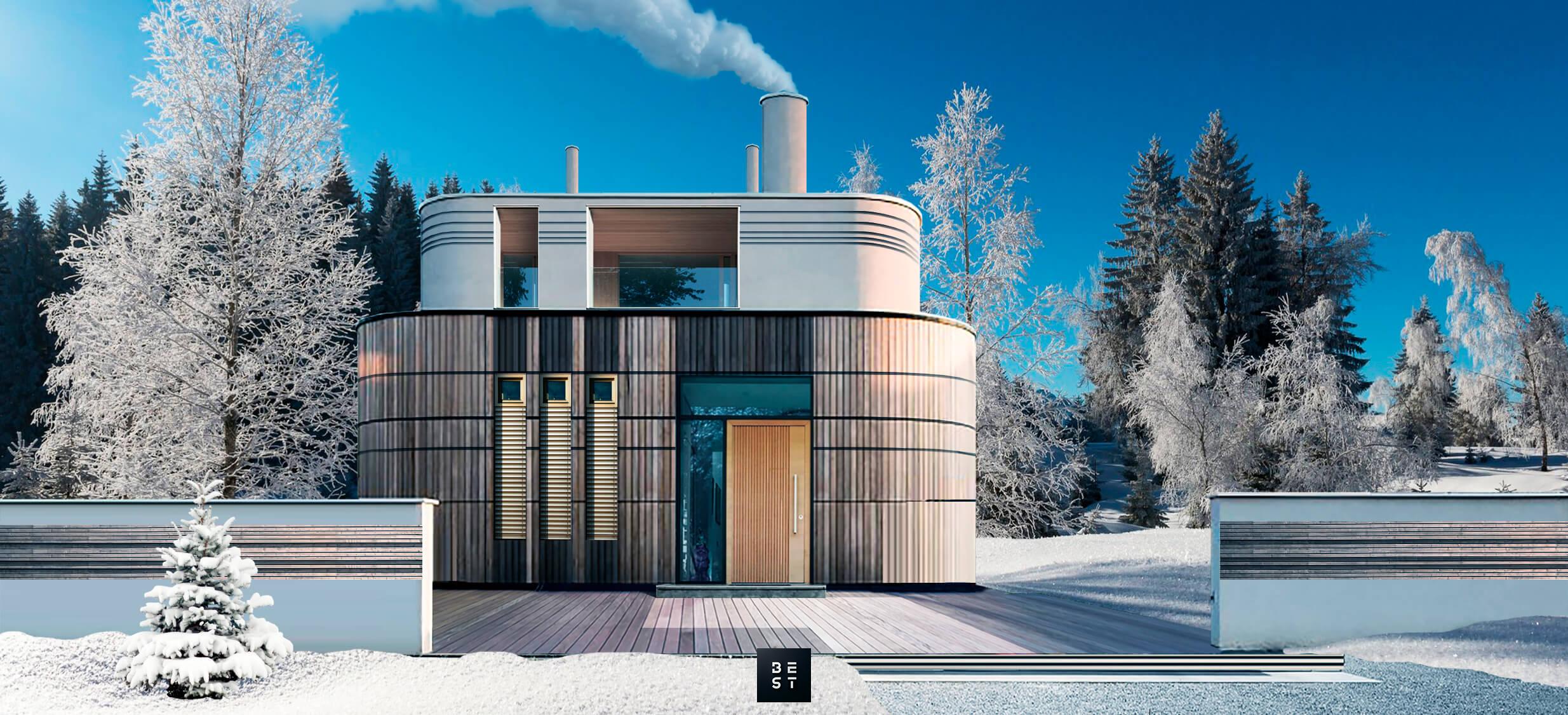 ПРОЕКТ ОБТЕКАЕМЫЙ ДОМ 328м2 (4) ПРОЕКТ ОБТЕКАЕМЫЙ ДОМ 328м2 (4)