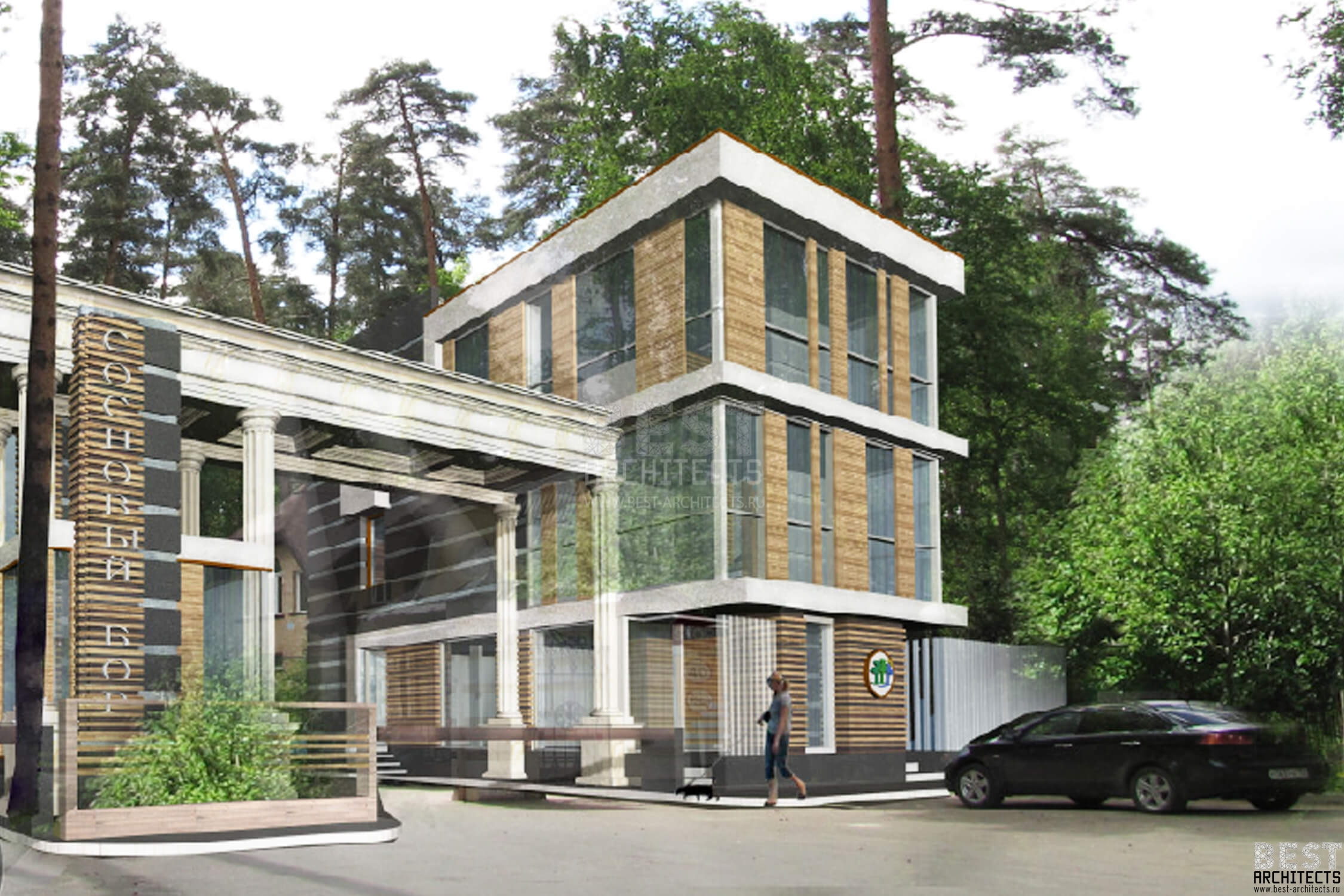 Въездная группа "Классический дизайн" 2 Въездная группа "Классический дизайн" 2