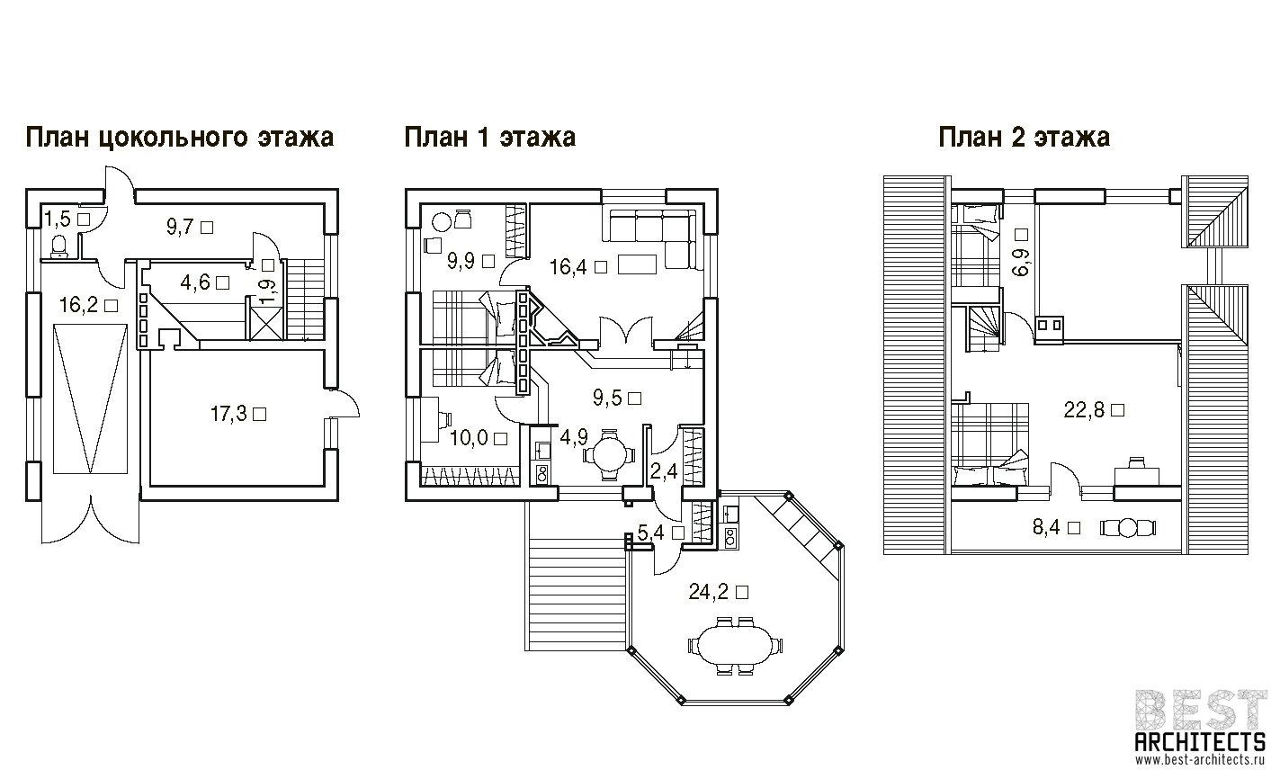 Проект Comfort 2 планы (Архитектор Илья Экономов)