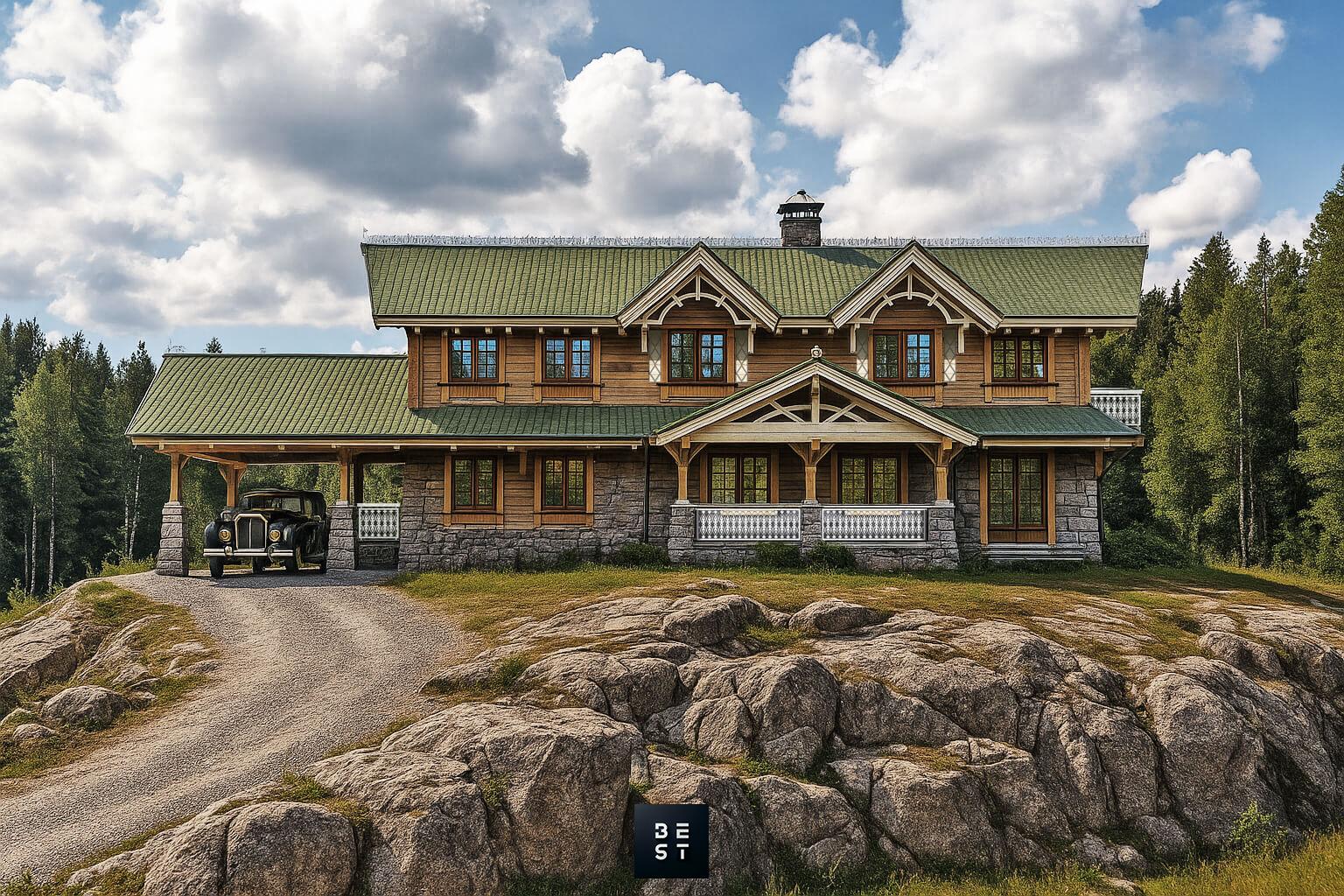 Дом-шале с гаражом 2